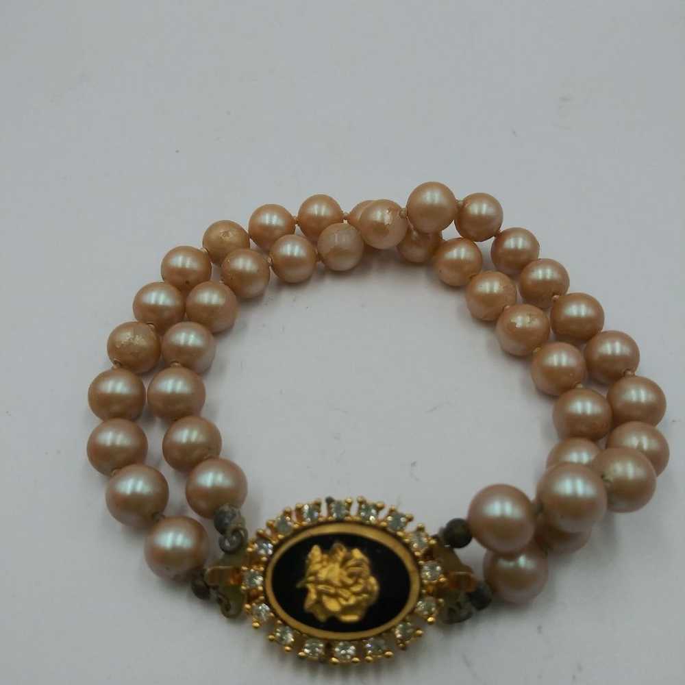 Double strand Rose Bracelet Celebrity NY - image 7