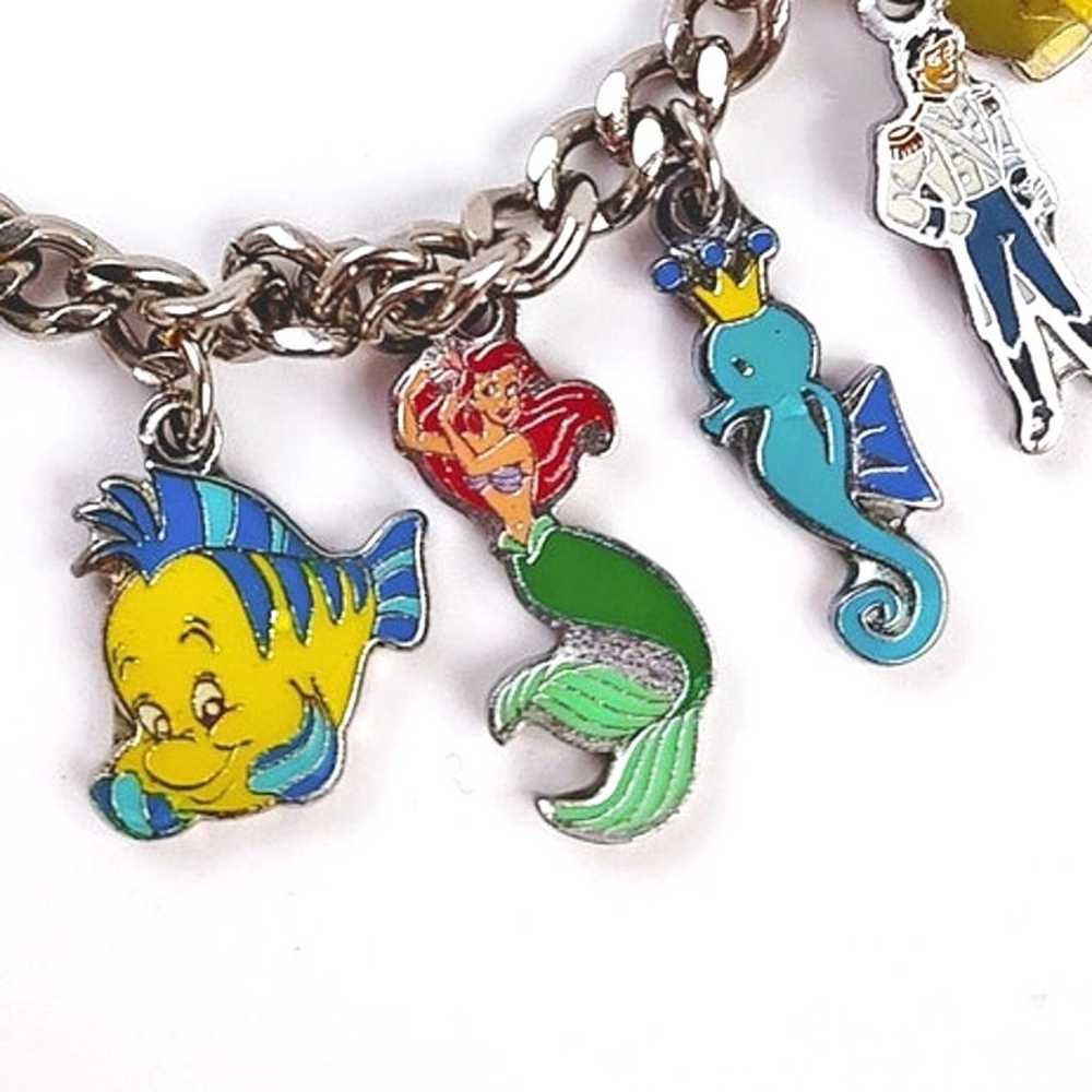 Disney Little Mermaid Vintage Charm Bracelet Arie… - image 2