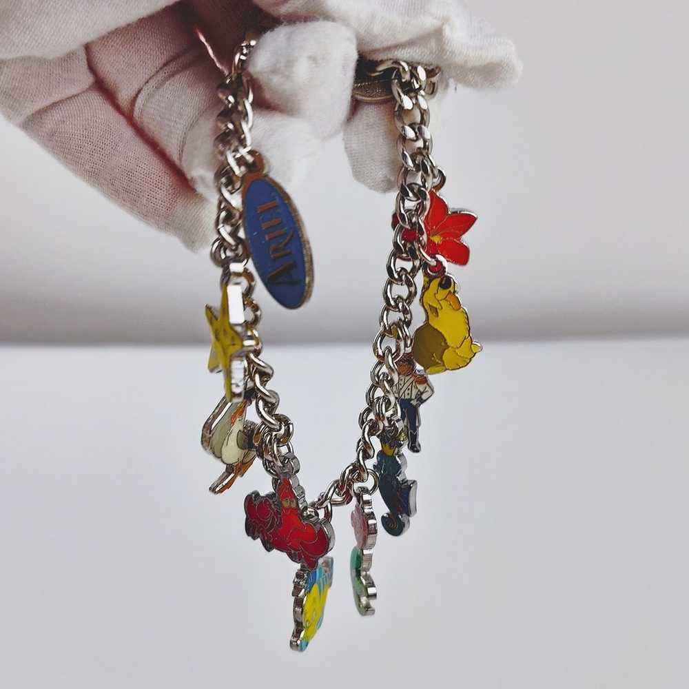 Disney Little Mermaid Vintage Charm Bracelet Arie… - image 8