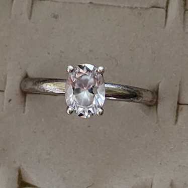 Sterling silver cz ring