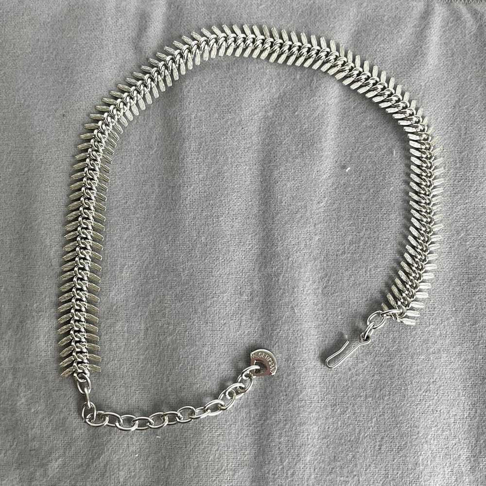 Vintage Silver tone West Germany necklace chocker… - image 3