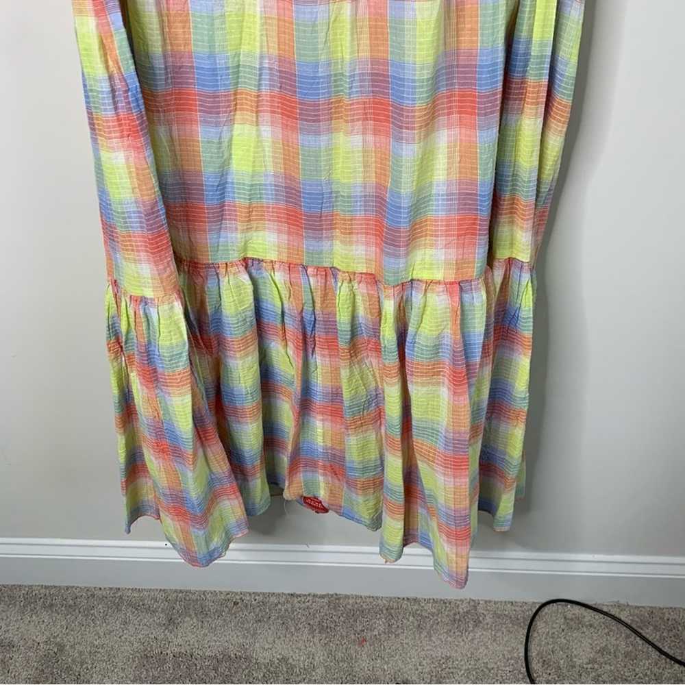 Johnny Was NEW plaid delacy midi dress size XL - image 12