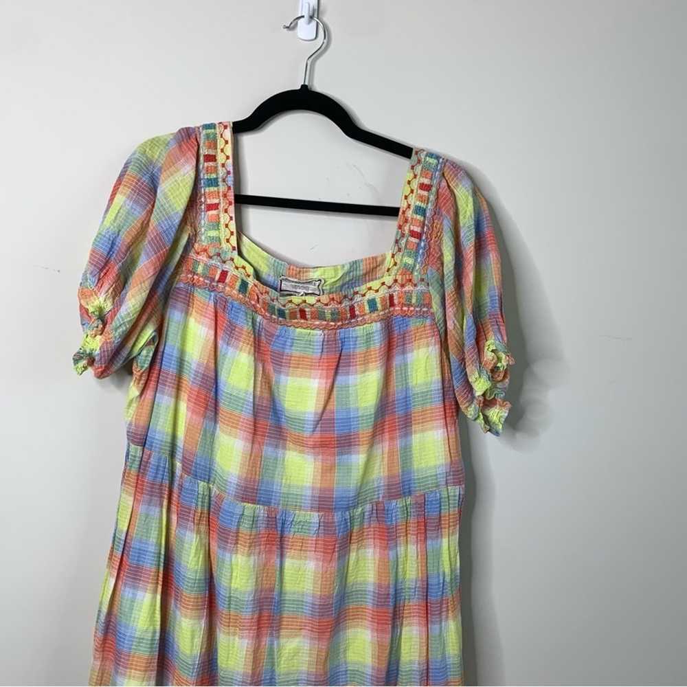 Johnny Was NEW plaid delacy midi dress size XL - image 4