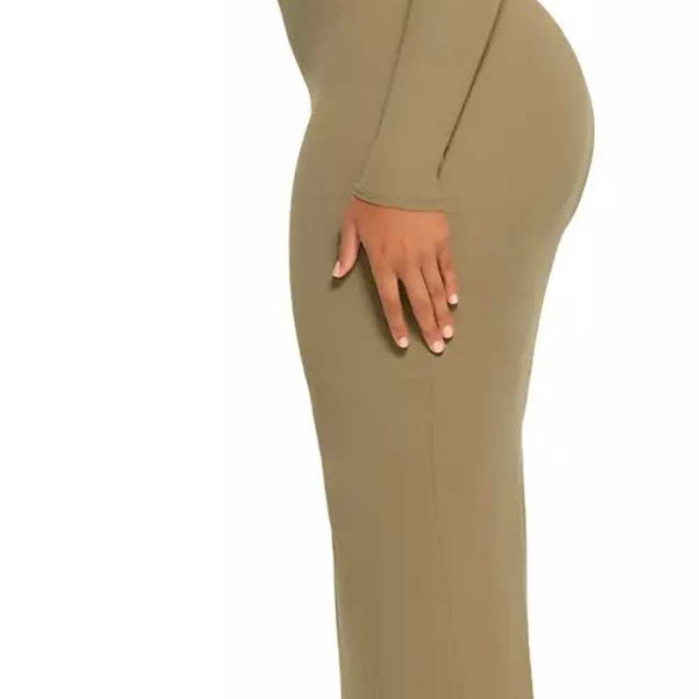 SKIMS FITS EVERYBODY CREW NECK LONG SLEEVE DRESS … - image 8