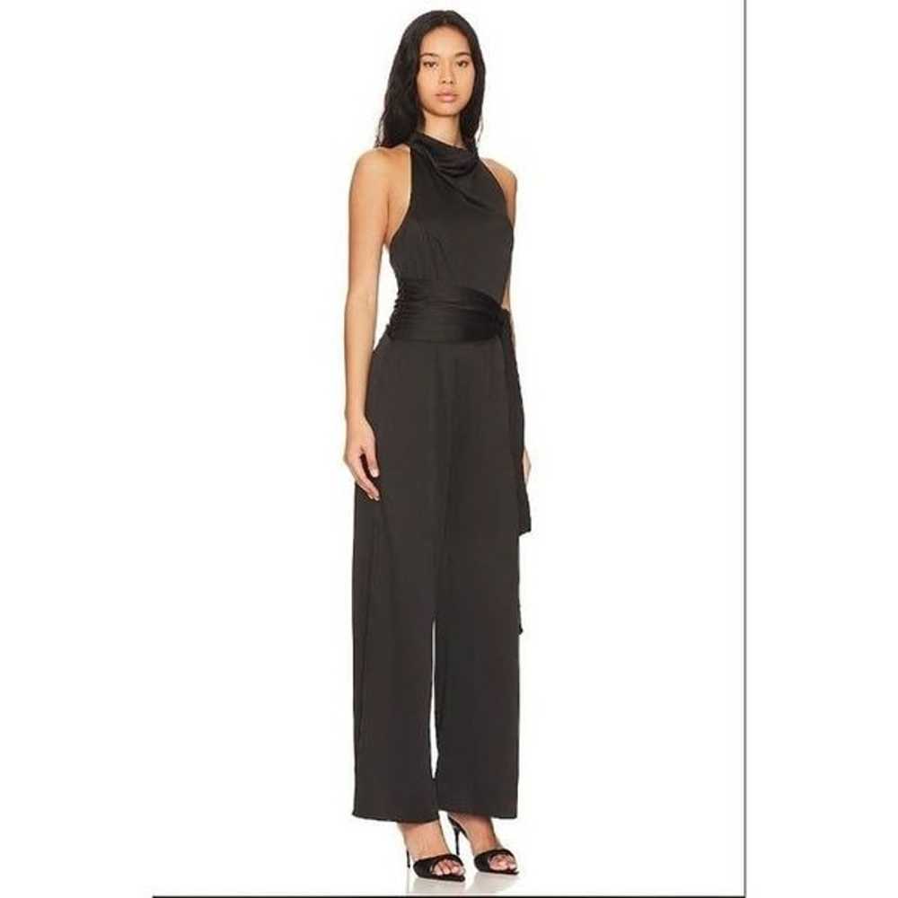 Elliatt Halle Open Back Jumpsuit Black Womens Siz… - image 3