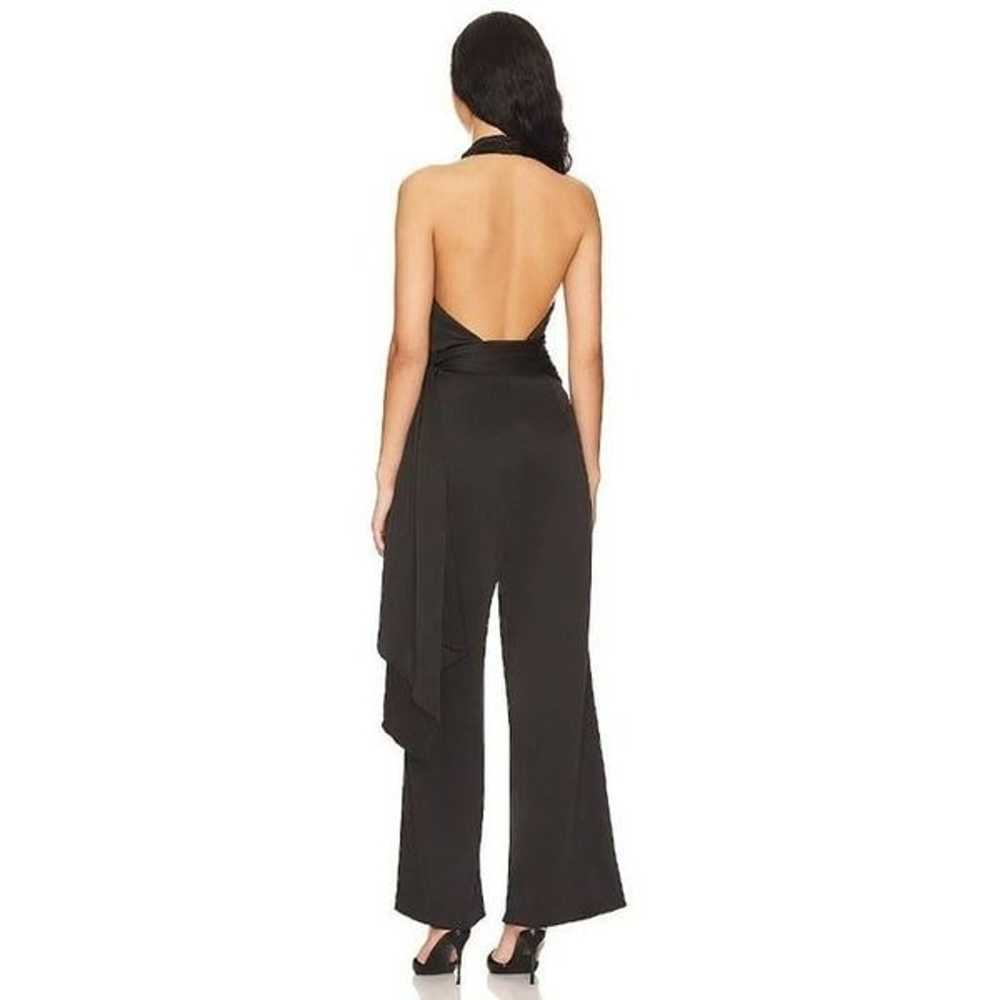 Elliatt Halle Open Back Jumpsuit Black Womens Siz… - image 5