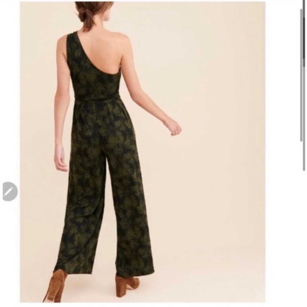 FREE PEOPLE OLIVE ANIMAL PRINT JUMPSUIT XL - image 3