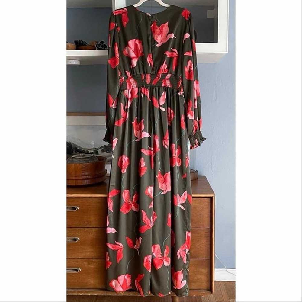 Hutch Anthropologie Arizona Floral Satin Jumpsuit… - image 5