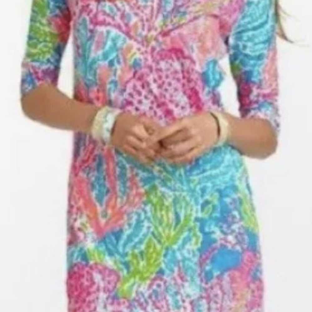 Lilly Pulitzer Eliza Dress Let’s Cha Cha - image 1