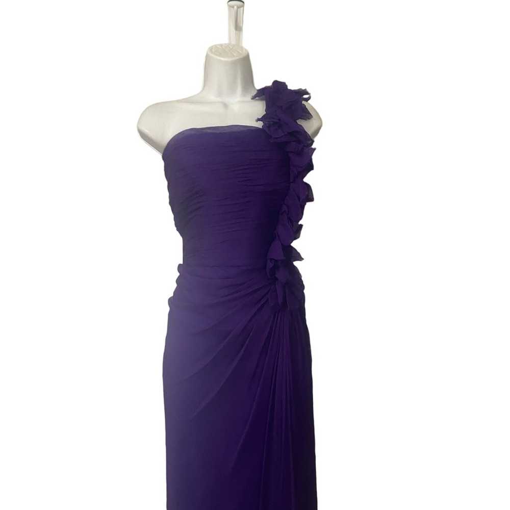 Tadashi Silk One Shoulder Dress - image 5