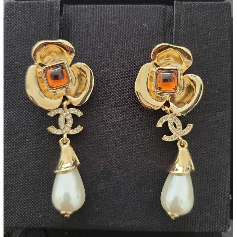 Chanel Camélia earrings - image 2