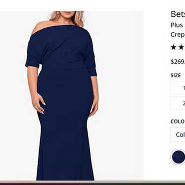 DressBetsy & AdamPlus Size Asymmetrical Off-the-S… - image 1