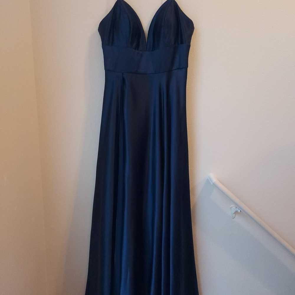 Plus Size Cinderella Divine Midnight Blue Gown wi… - image 2