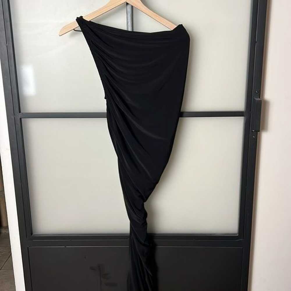 NWOT Norma Kamali Diana Gown in Black Size Small - image 2