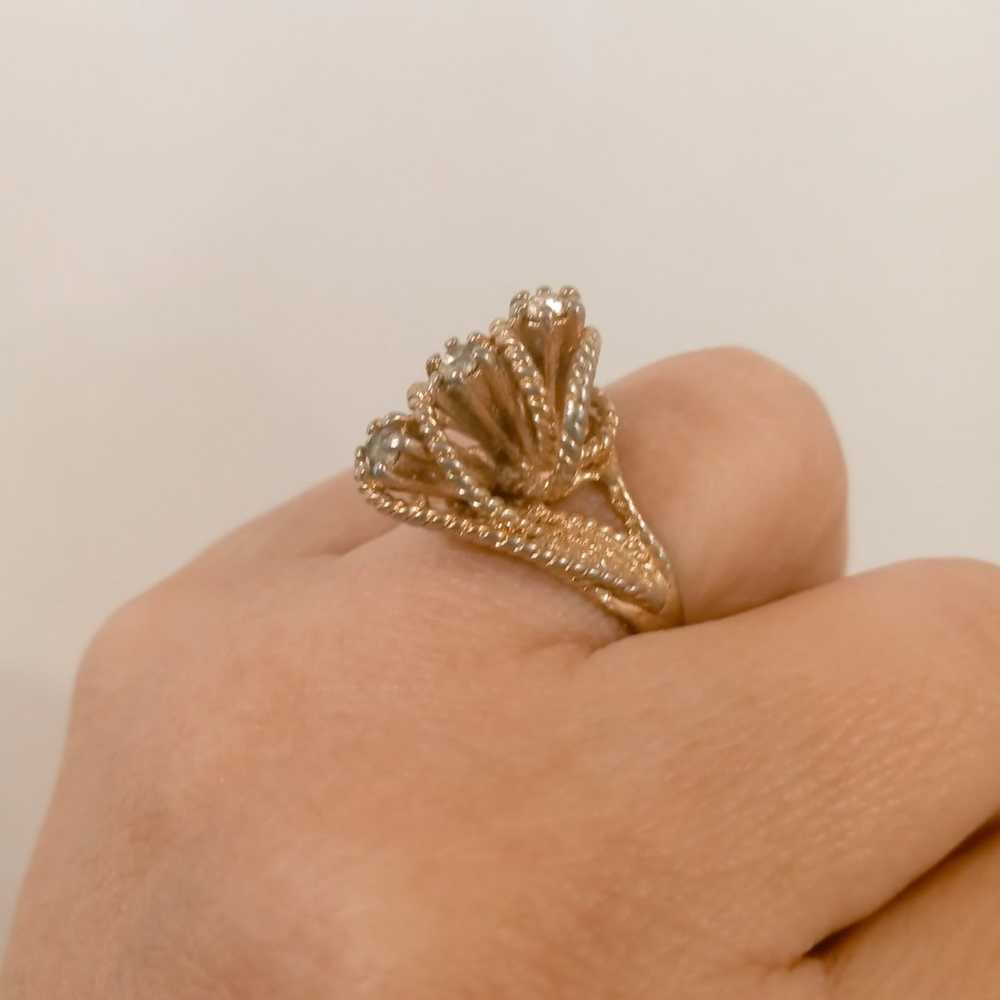 Vintage gold plated ring - image 2