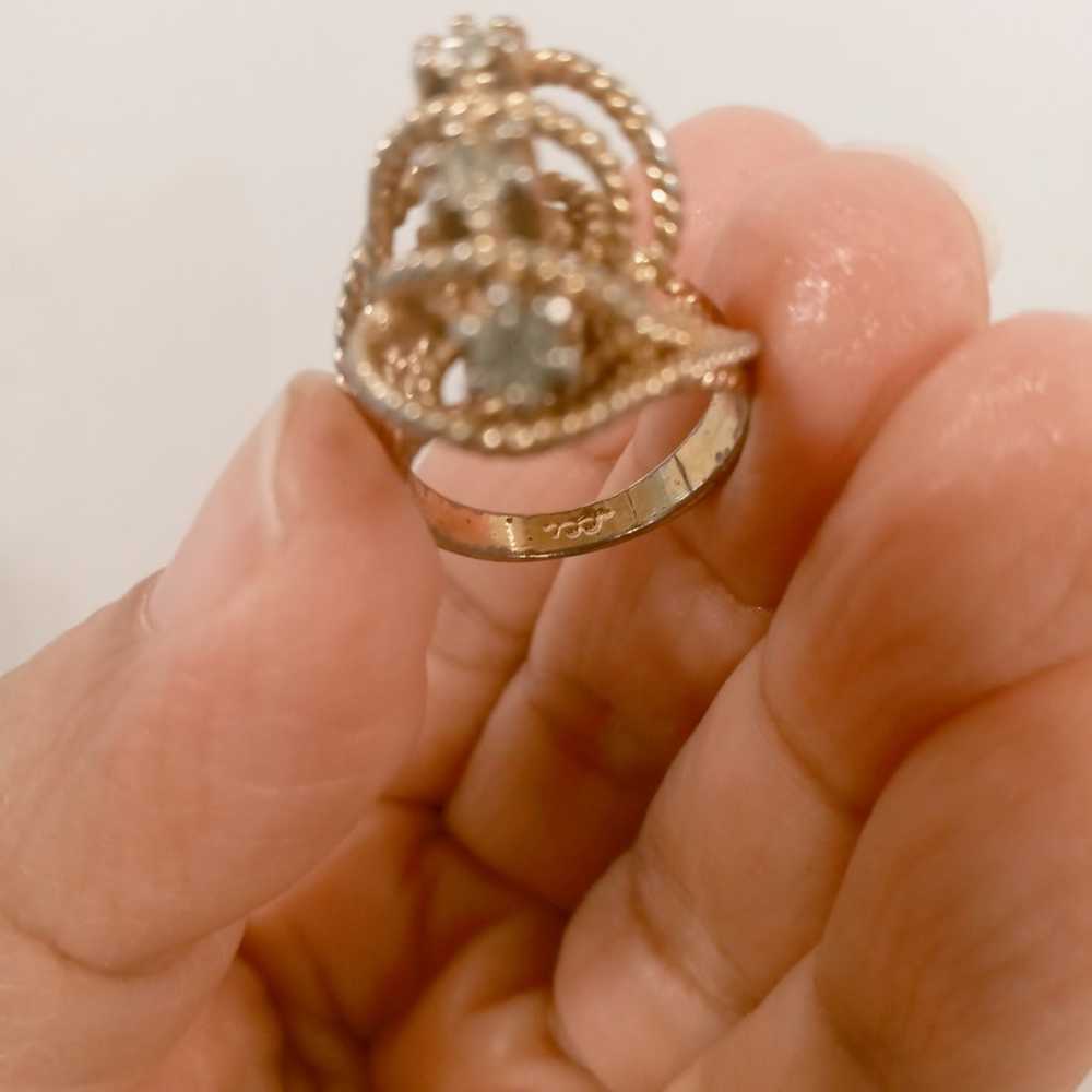 Vintage gold plated ring - image 5