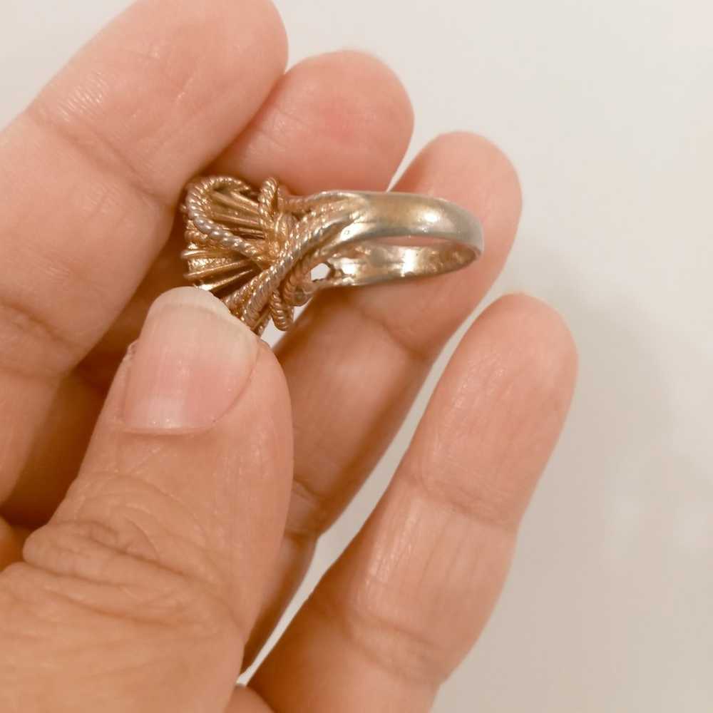 Vintage gold plated ring - image 6