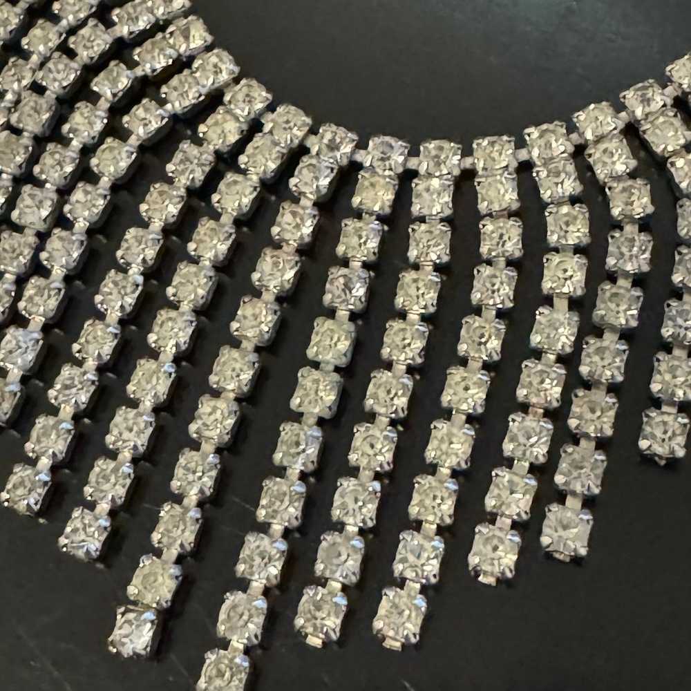 VINTAGE RHINESTONE NECKLACE.  GORGEOUS!!! - image 2