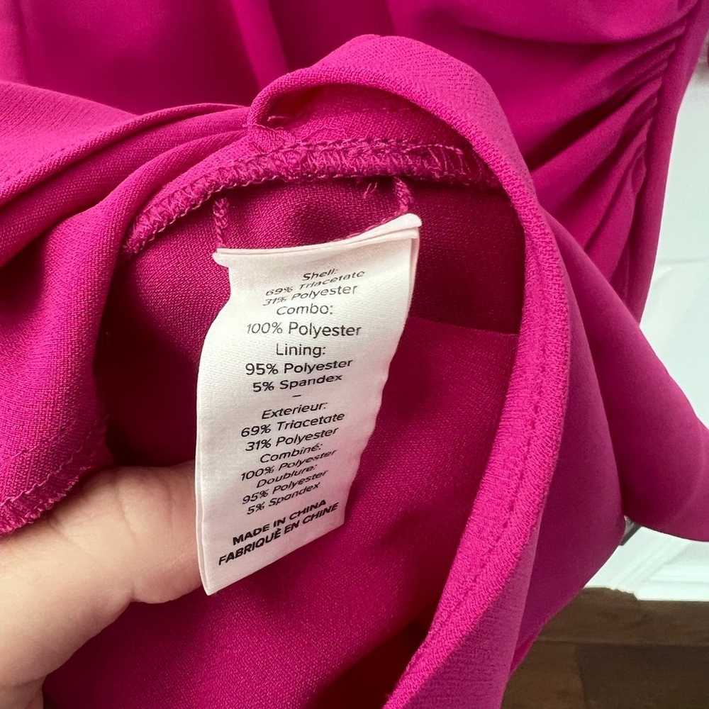 Cinq a Sept Theo Ruched Faux Wrap Mini Dress Pink… - image 4