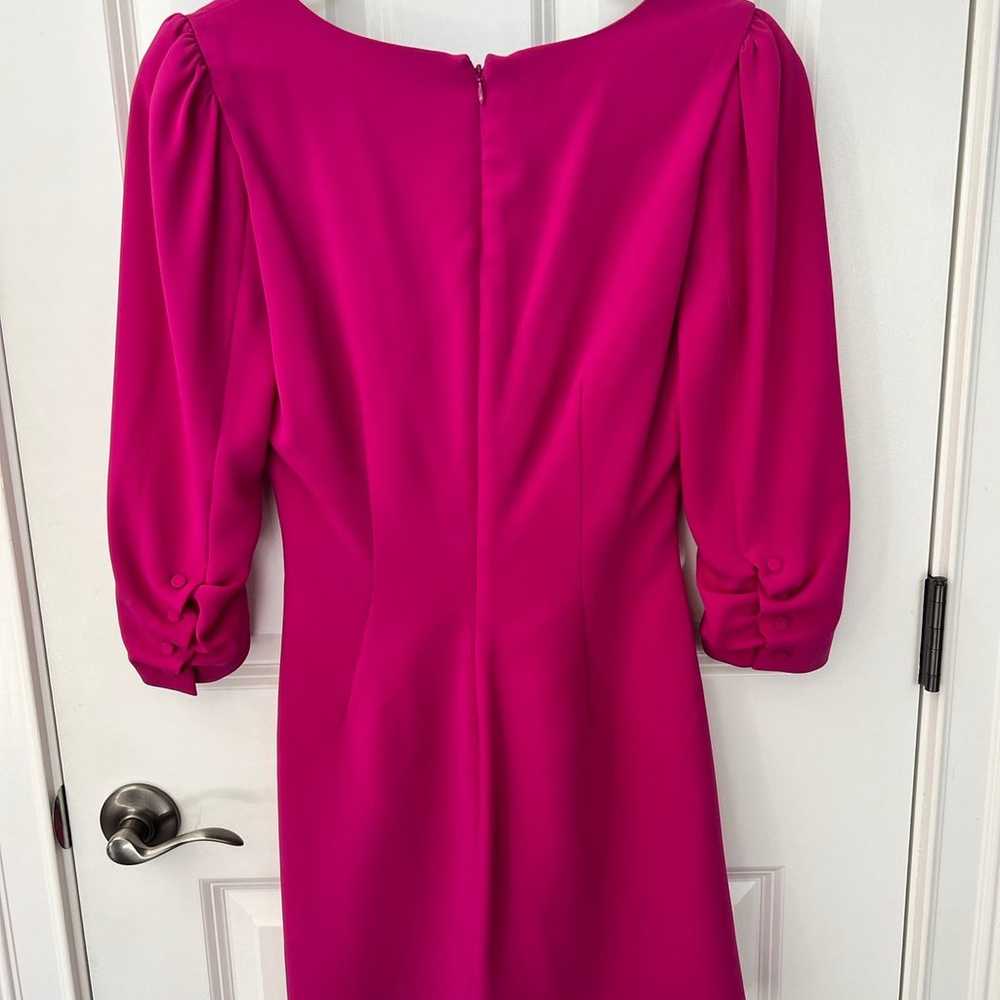 Cinq a Sept Theo Ruched Faux Wrap Mini Dress Pink… - image 7