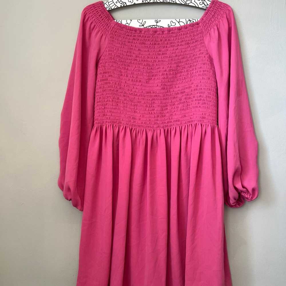 Kobi Halperin Square Neck Smocked Dress, Size sma… - image 3