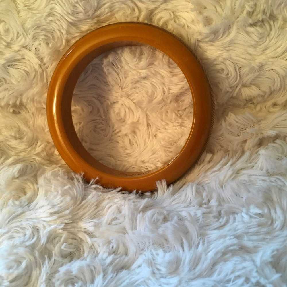 PONO VINTAGE RARE GOLD BANGLE - image 5