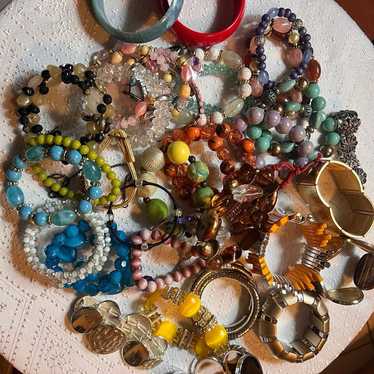 Lot of 50 Pieces of VINTAGE Assorted Bracelets