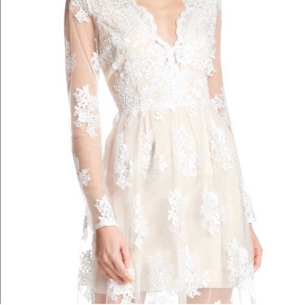 Lace overlay dress - image 3