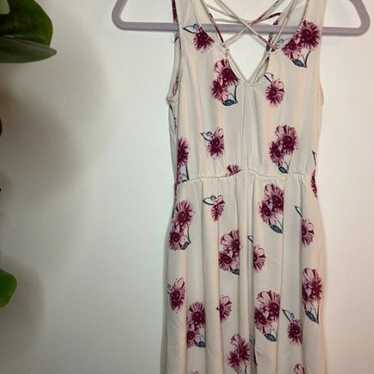 White Floral Dress