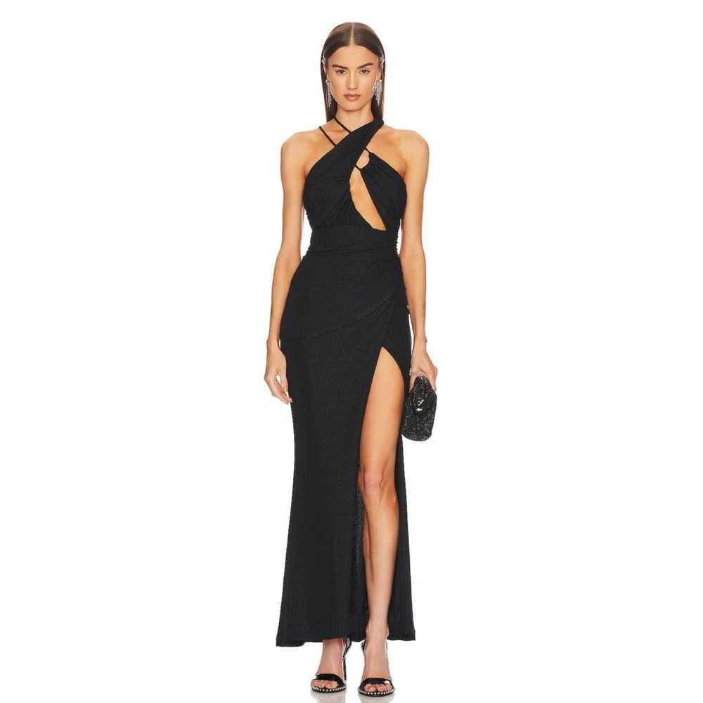 Michael Costello x REVOLVE Doris Gown in Black - image 1