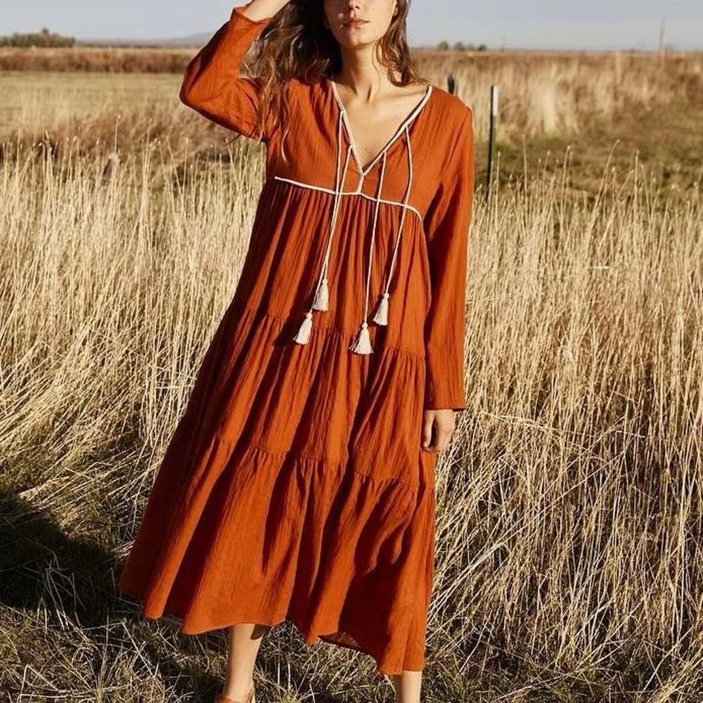 Christy Dawn Paloma dress in rust - image 1