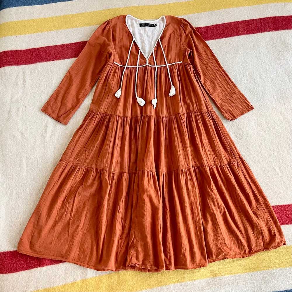 Christy Dawn Paloma dress in rust - image 2