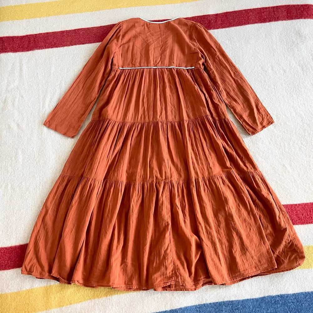 Christy Dawn Paloma dress in rust - image 5