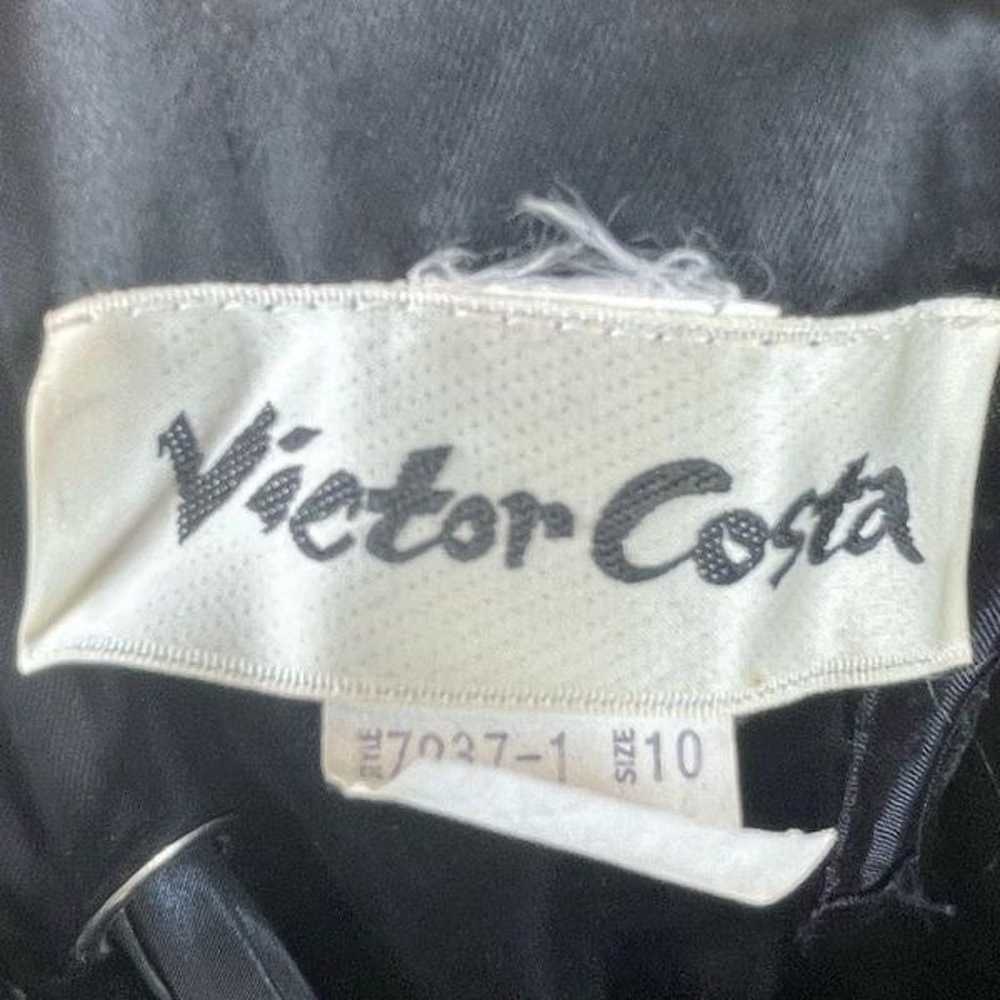 Victor Costa Vintage 60s Velvet Bow Back Gown 6 - image 6