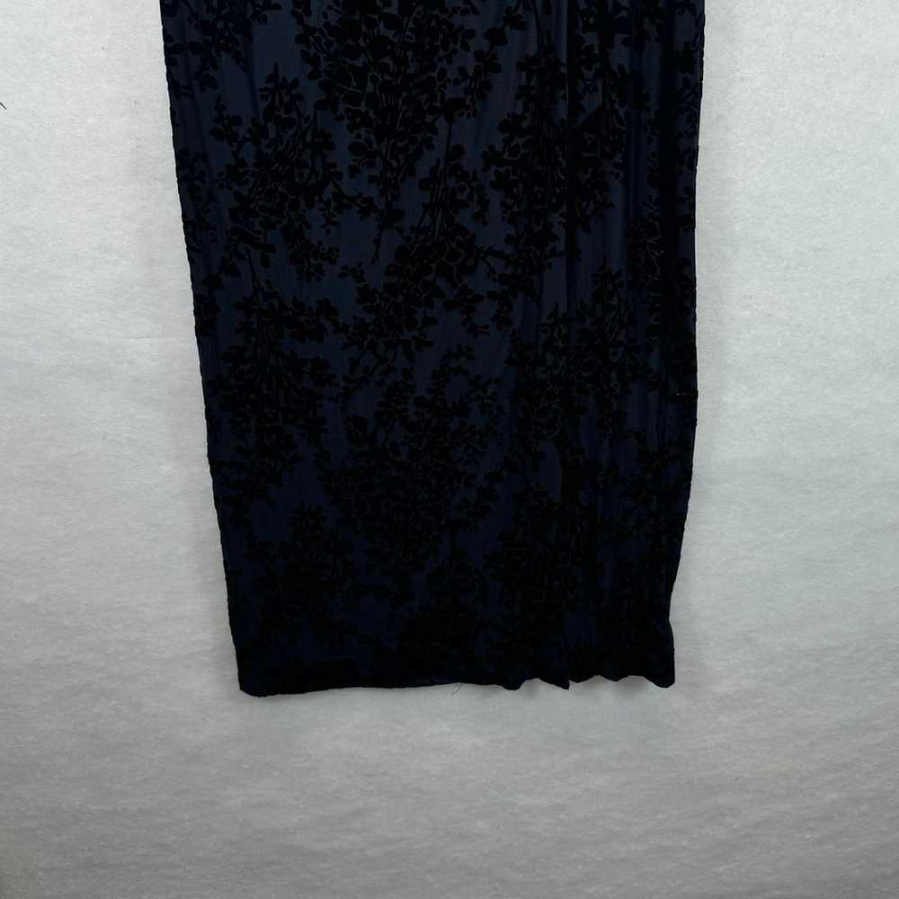 Ralph Lauren Blue Velvet Floral Burnout Elegant G… - image 5