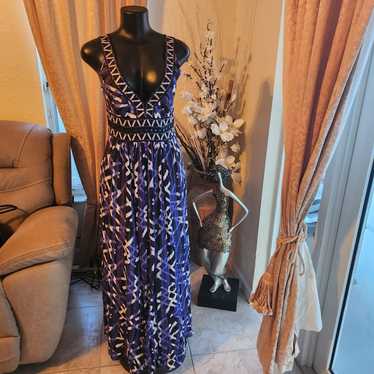 BCBGMAXAZARIA Sequin & Silk Empire  Dress size 6 - image 1