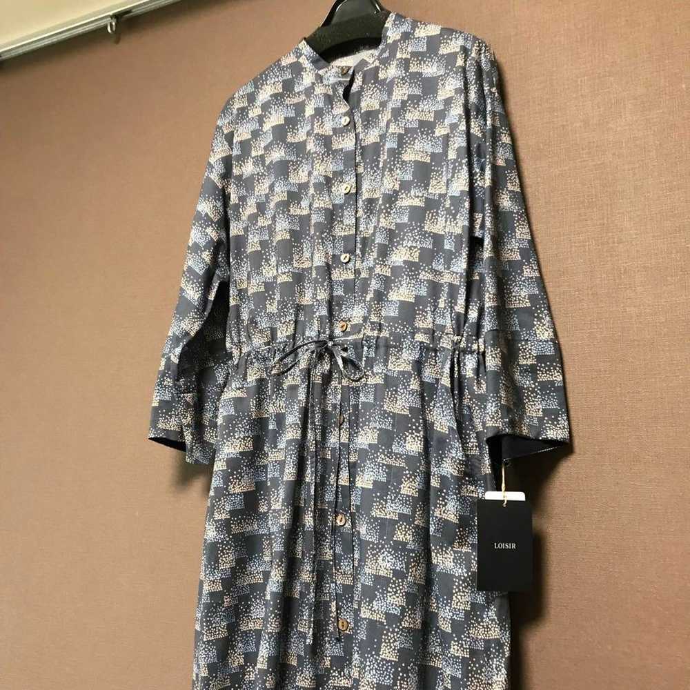 [LOISIR] [Almost unused] Printed Shirt Dress - image 3