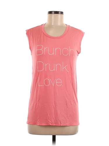 Rebecca Minkoff Women Pink Sleeveless T-Shirt S