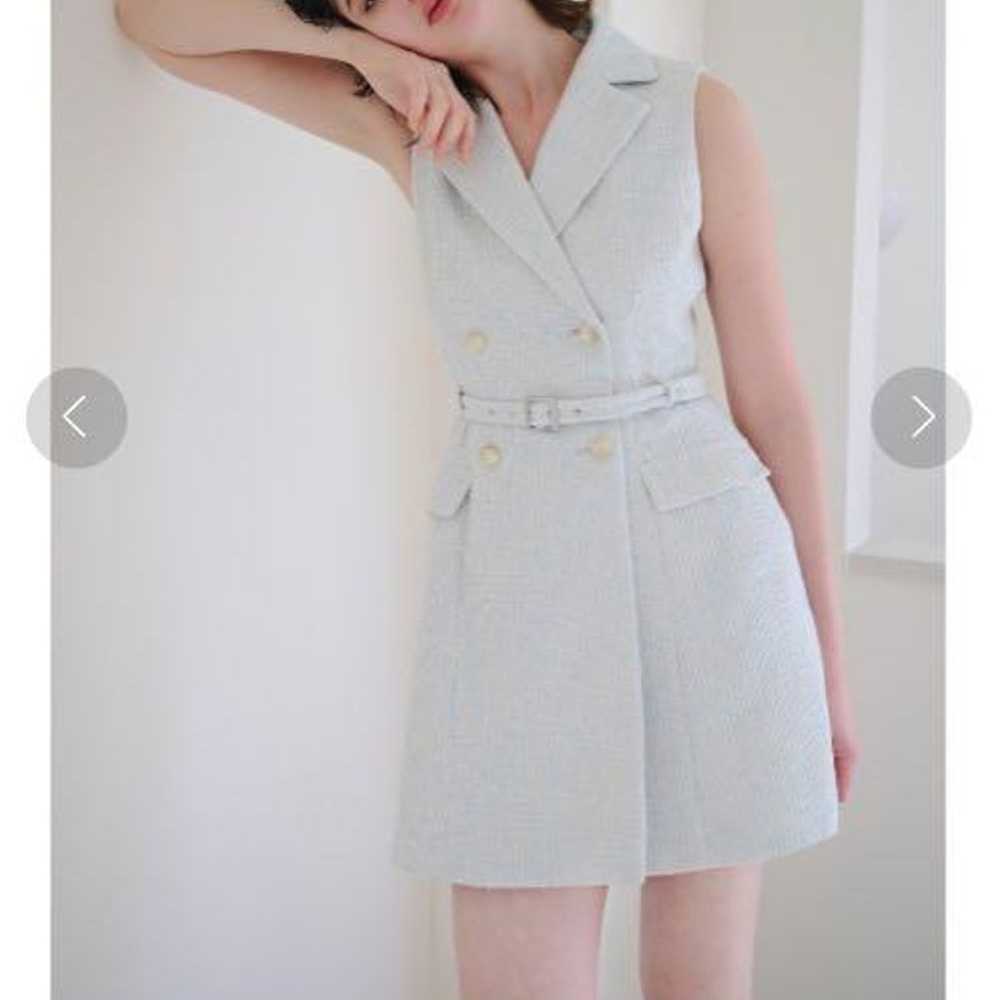 SNIDEL Sleeveless Jacket Mini One-piece Dress ¥19… - image 1