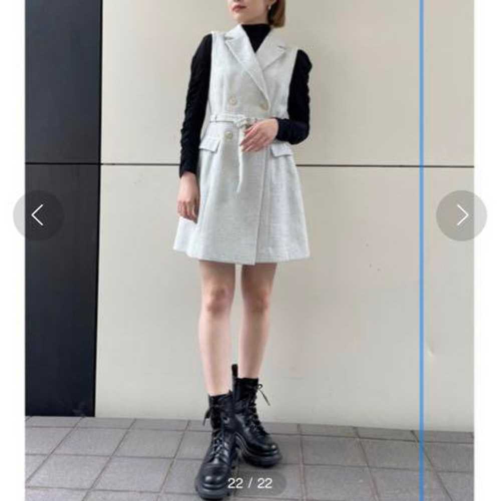 SNIDEL Sleeveless Jacket Mini One-piece Dress ¥19… - image 2