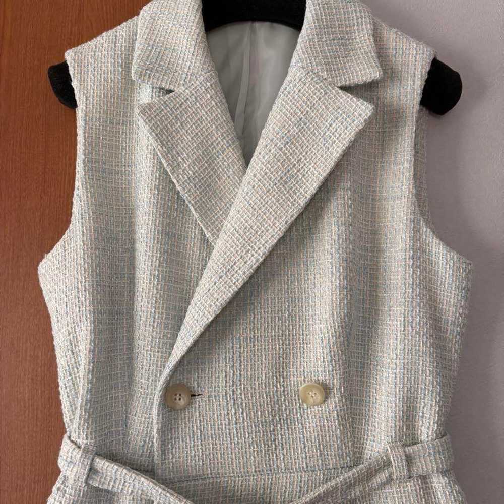 SNIDEL Sleeveless Jacket Mini One-piece Dress ¥19… - image 5