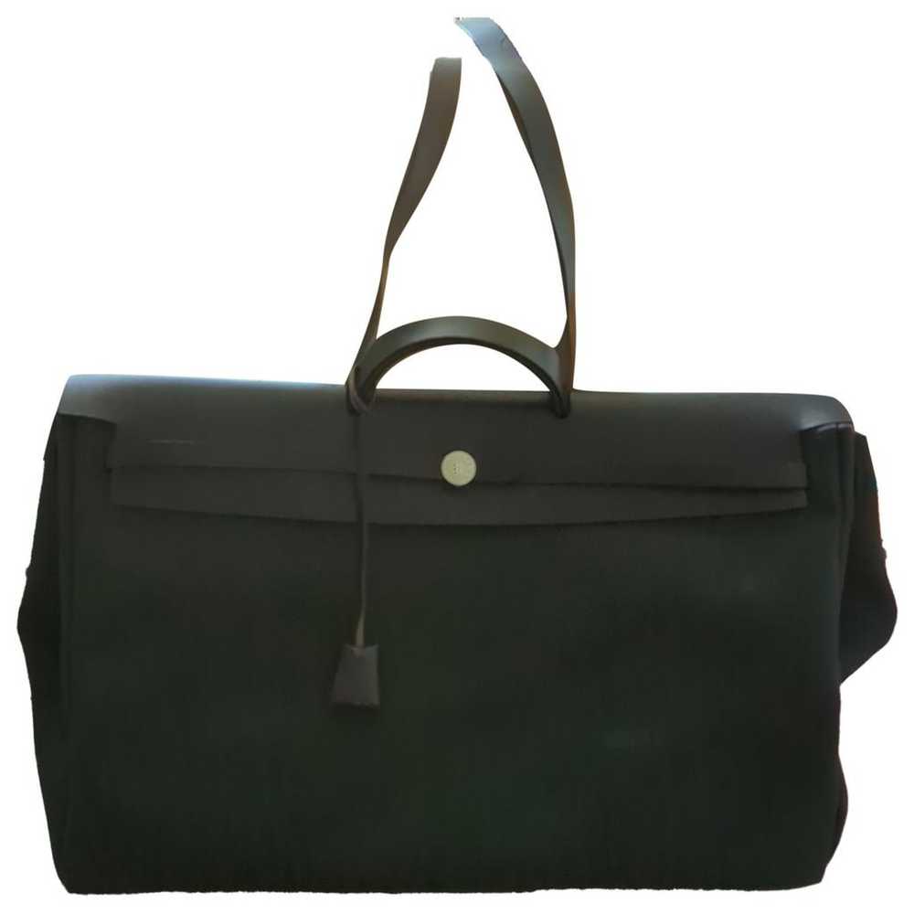 Hermès Herbag cloth weekend bag - image 1