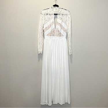 NEW Fame and Partners Lace Long Sleeve Dress Size… - image 1