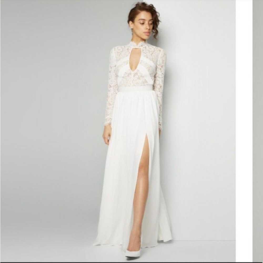 NEW Fame and Partners Lace Long Sleeve Dress Size… - image 2