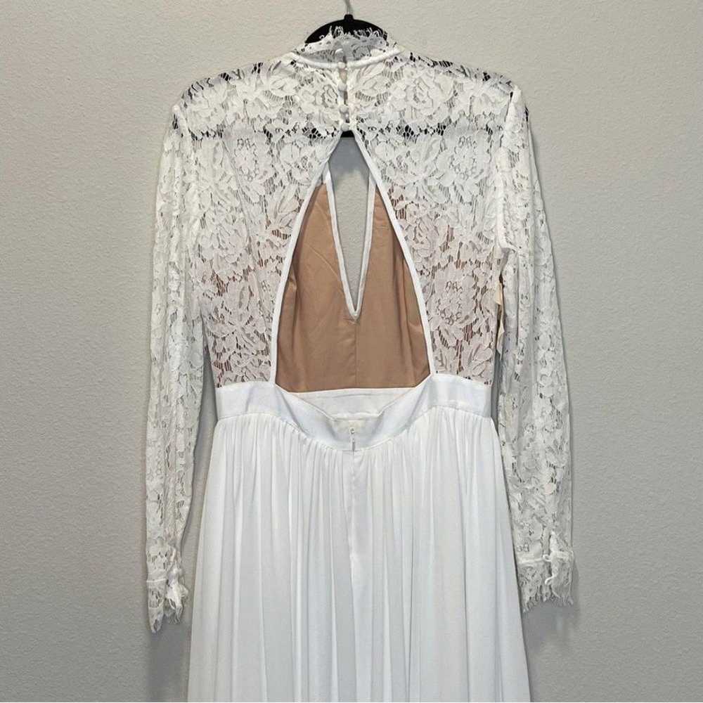 NEW Fame and Partners Lace Long Sleeve Dress Size… - image 5