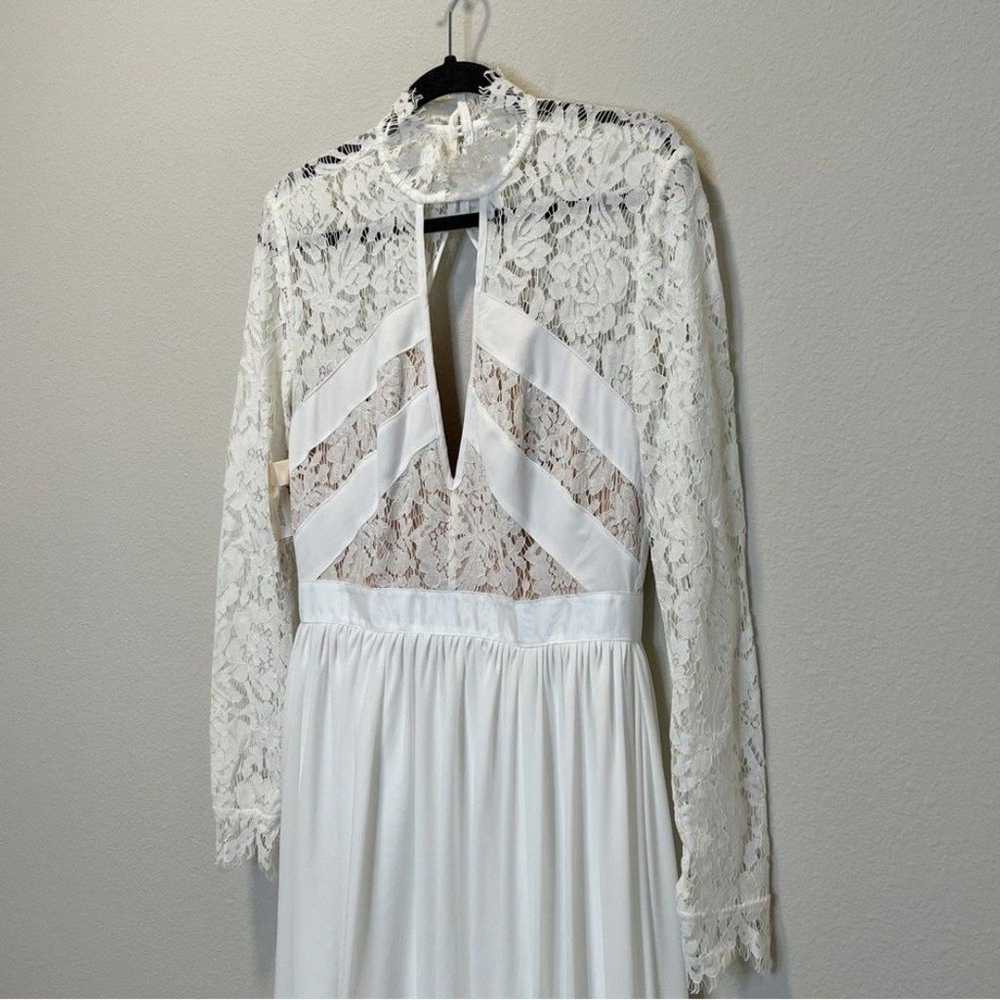 NEW Fame and Partners Lace Long Sleeve Dress Size… - image 6