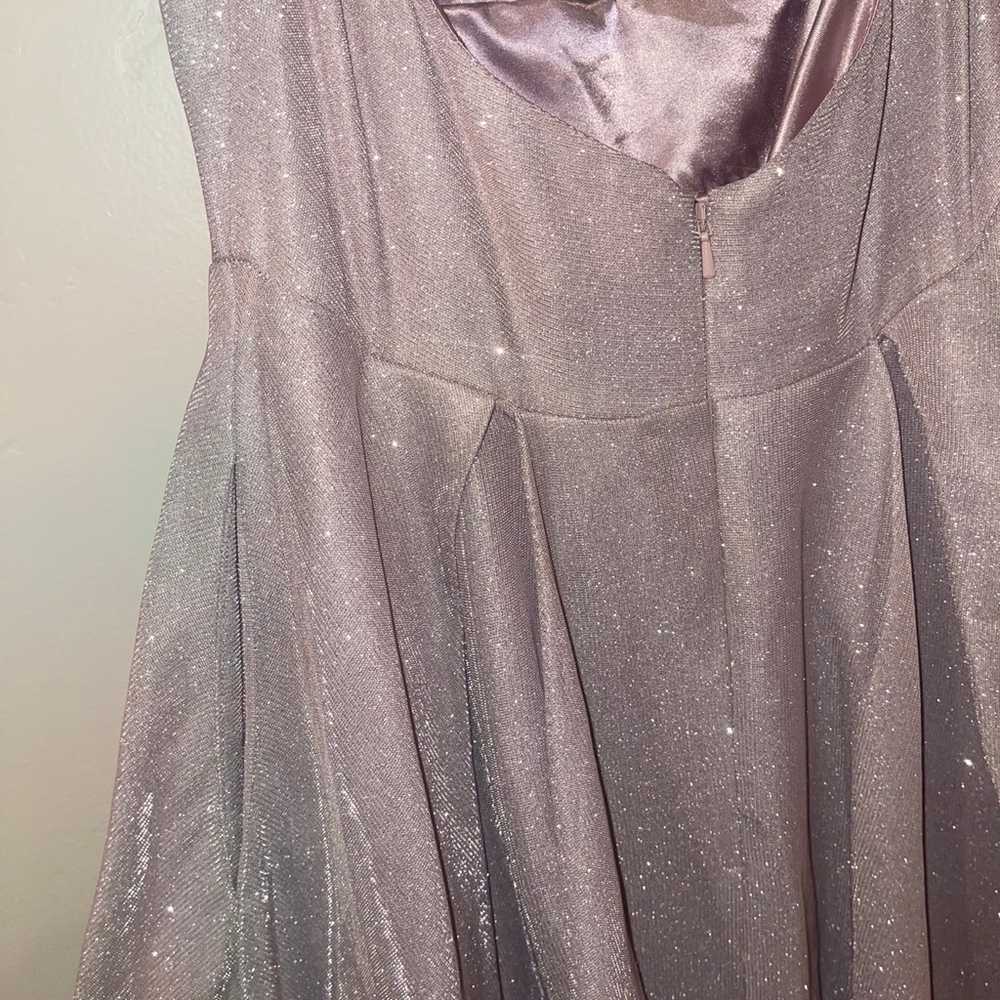 Lilac prom dress - image 4