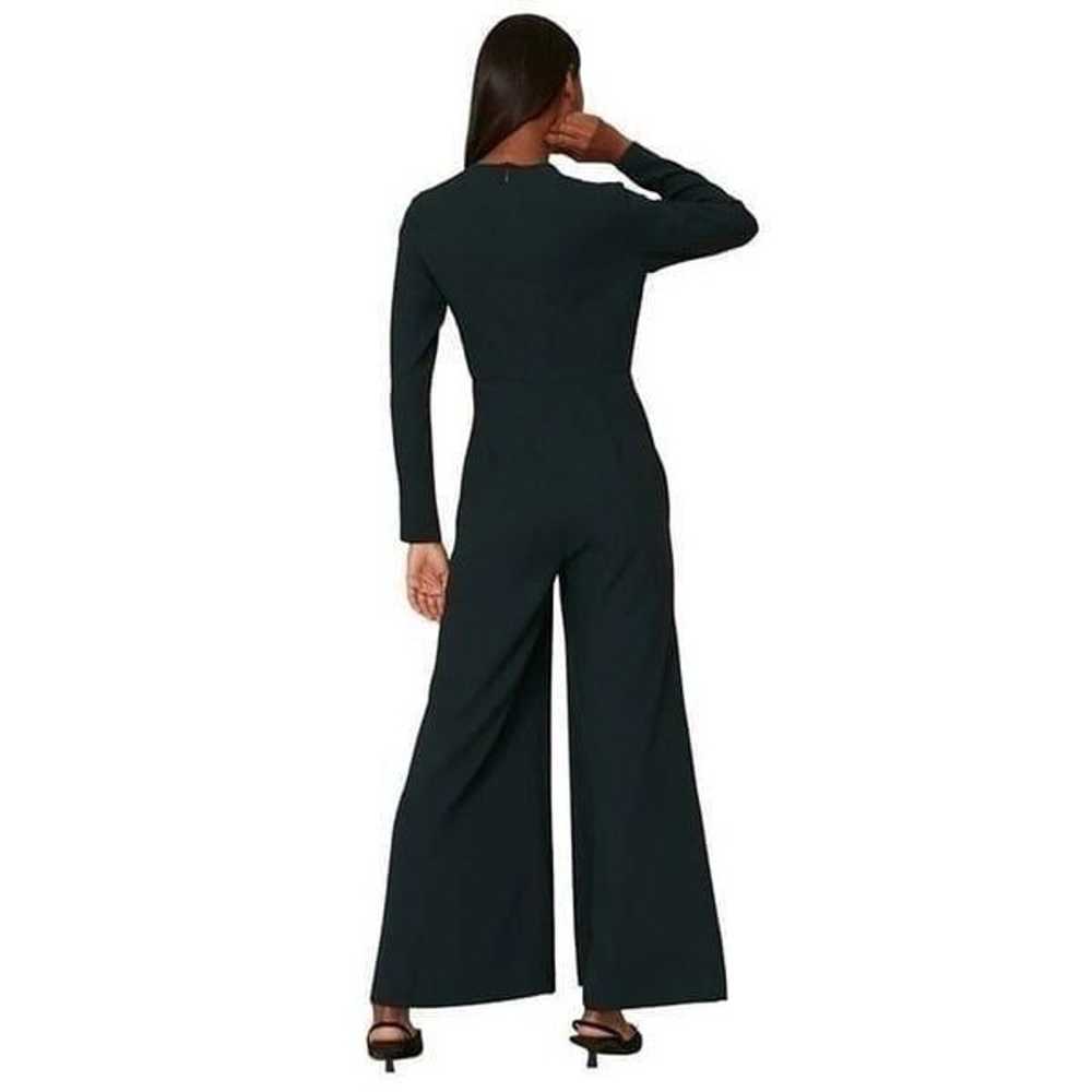 Adam Lippes Jada Flared long sleeve Jumpsuit in G… - image 3