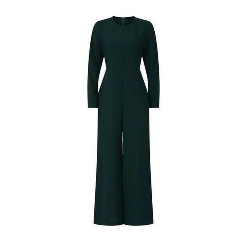 Adam Lippes Jada Flared long sleeve Jumpsuit in G… - image 8