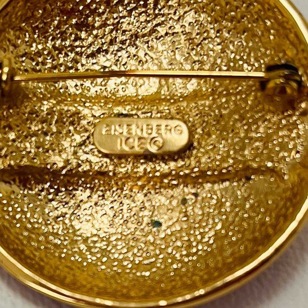 Vintage Eisenberg Ice Christmas Brooch - image 4